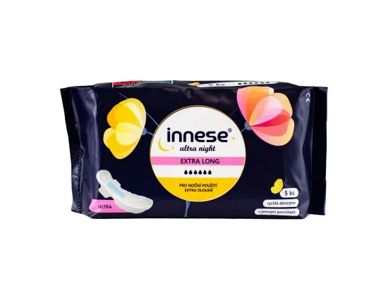 Innese Ultra Night hygienické vložky s křidélky 5 ks