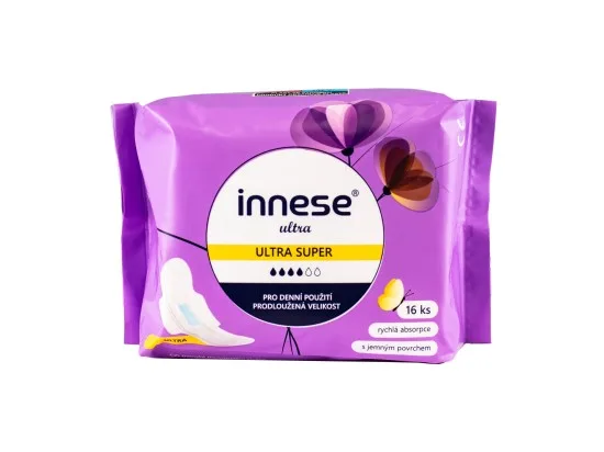 Innese Ultra Super hygienické vložky s křidélky 16 ks