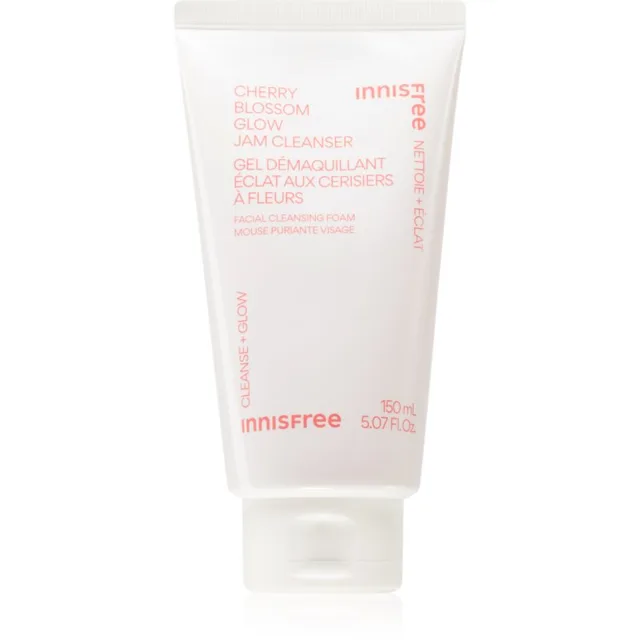 innisfree Cherry Blossom Glow Jam Cleanser hydratační čisticí gel pro rozjasnění pleti 150 ml