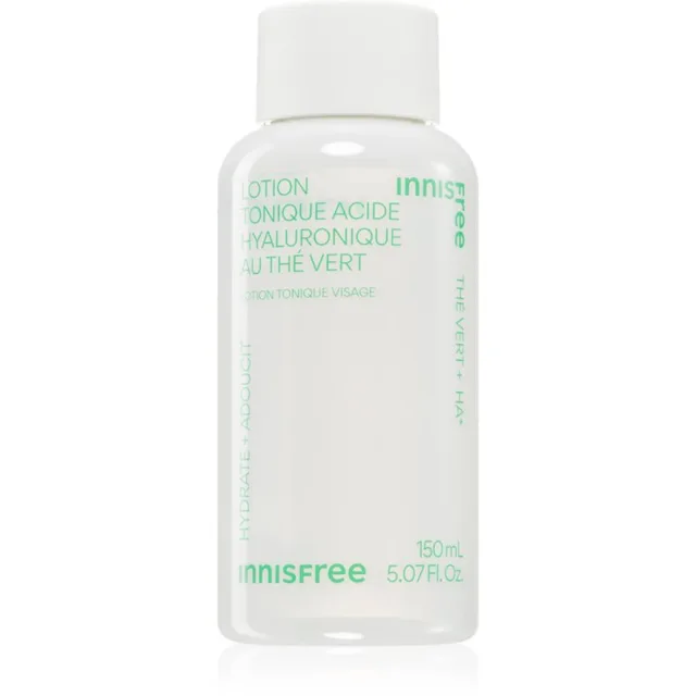 innisfree Green Tea Hyaluronic Toner hydratační pleťové tonikum pro posílení kožní bariéry 150 ml