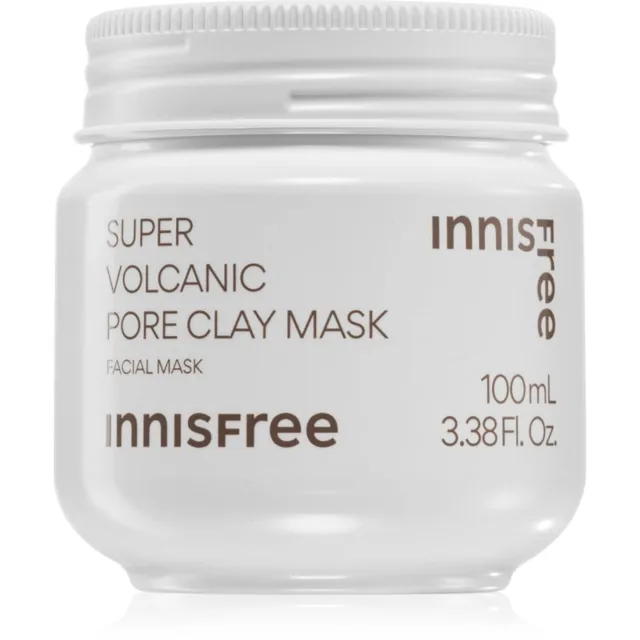 innisfree Super Volcanic Pore Clay Mask čisticí jílová pleťová maska pro vyhlazení pleti a minimalizaci pórů 100 ml