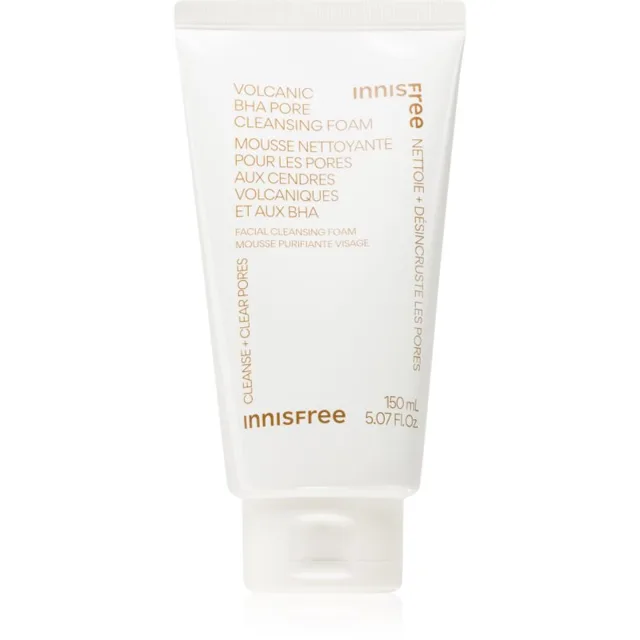 innisfree Volcanic BHA Pore Cleansing Foam jemná čisticí pěna pro vyhlazení pleti a minimalizaci pórů 150 ml