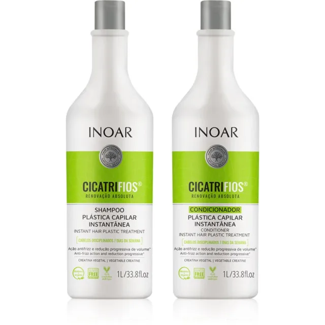 INOAR CicatriFios sada pro poškozené a křehké vlasy 2x1000 ml
