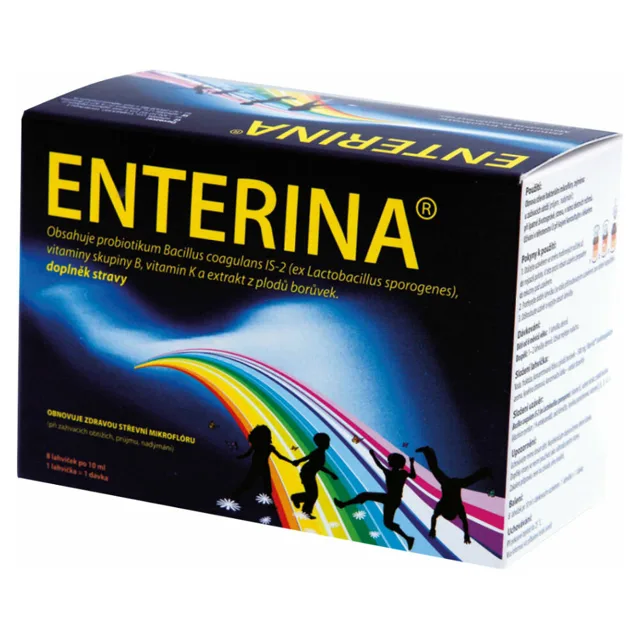 INPHARM Enterina lahvičky 8 x 10 ml