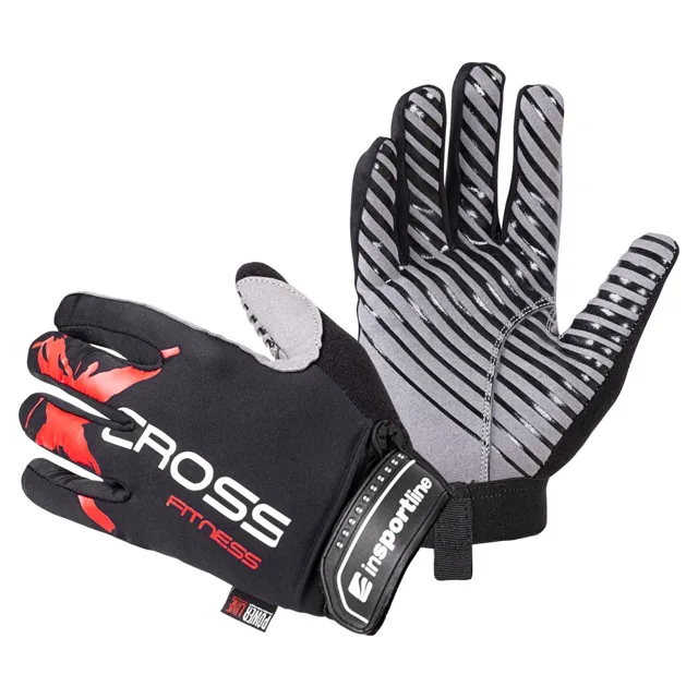 inSPORTline Fitness rukavice Freso černo-červená - 3XL