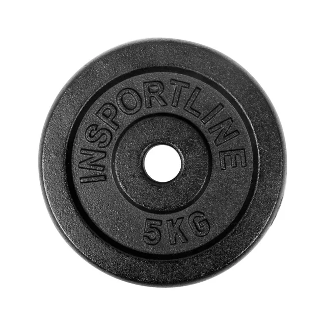 inSPORTline Litinové závaží  Castblack 5 kg 30mm