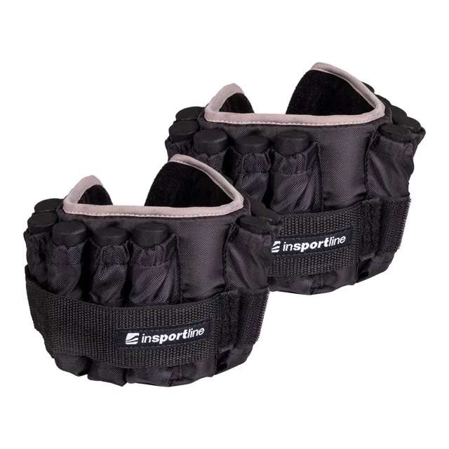 inSPORTline Nastavitelná kotníková závaží Ankler X 2x2,25 kg