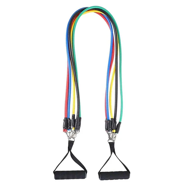 inSPORTline Nastavitelný gumový expandér Morpo Tubes 140 cm / 4,5-45 kg