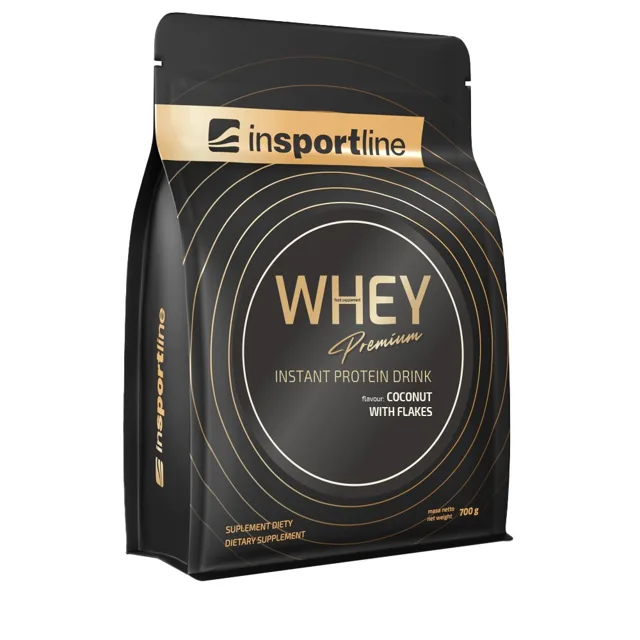 inSPORTline Protein WHEY Premium 700g kokosové vločky