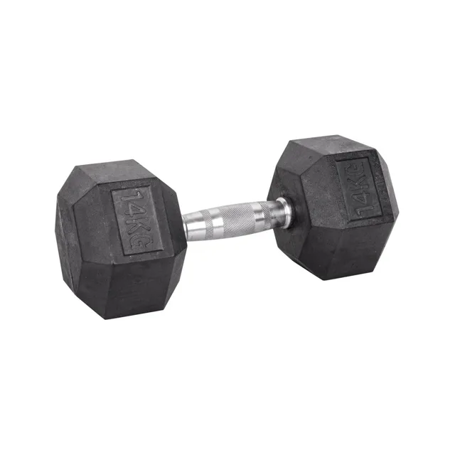 inSPORTline Šestihranná činka  Hexsteel 14 kg