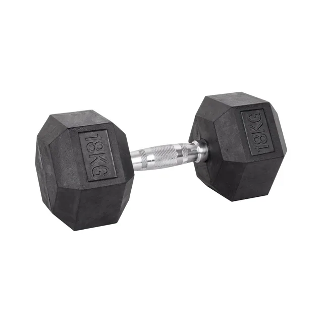 inSPORTline Šestihranná činka  Hexsteel 18 kg