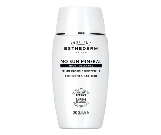 Institut Esthederm No Sun Mineral Protective Sheer Fluid SPF50+ opalovací krém na obličej 40 ml unisex