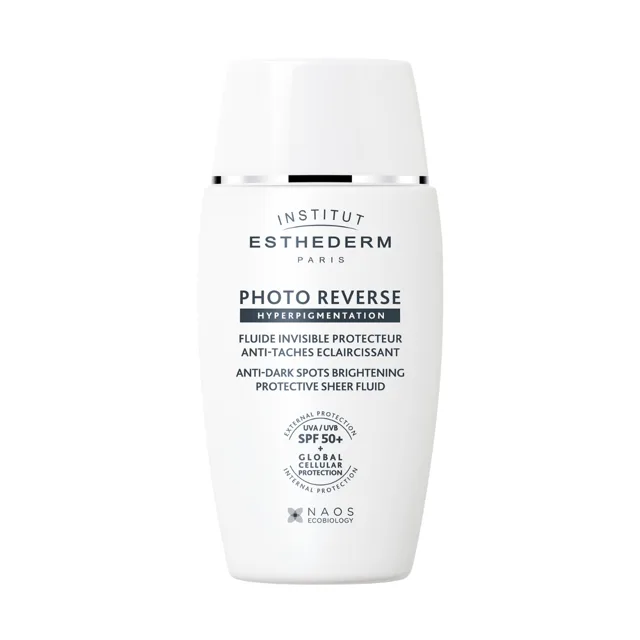 Institut Esthederm Photo Reverse Anti-Dark Spots Brightening Protective Sheer Fluid SPF50+ ochranný rozjasňující fluid 40 ml