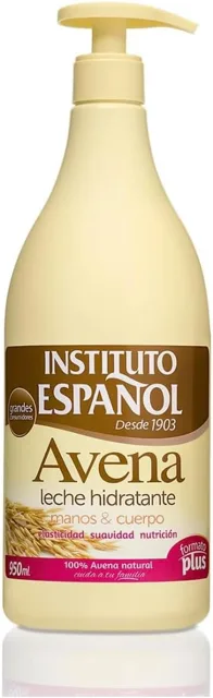 Instituto Espanol Instituto Español Avena Hydratační mléko s ovesnými vločkami 950 ml-(poškozený aplikátor)