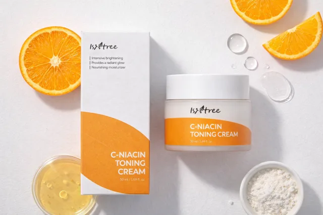 INSTREE Isntree C-Niacin Toning Cream – rozjasňující pleťový krém s vitamínem C a niacinamidem (50 ml) Exp.: 03/26