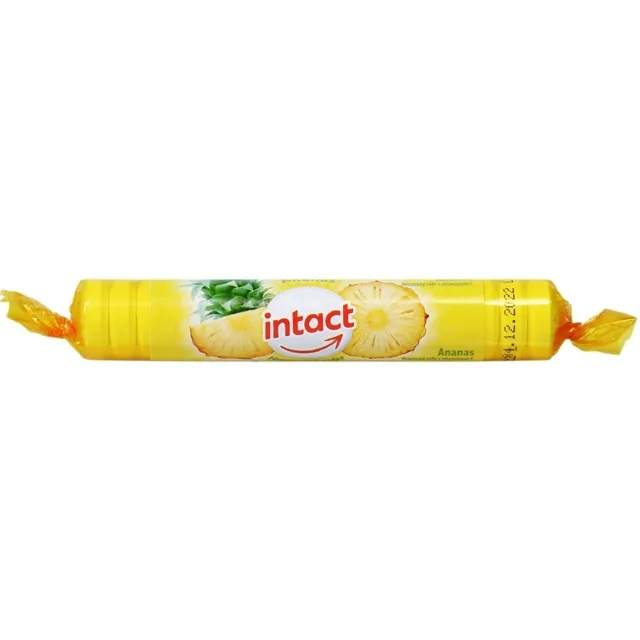 INTACT Hroznový cukr s vitamínem C ananas 40 g