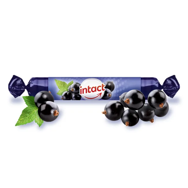 INTACT Hroznový cukr s vitamínem C černý rybíz 40 g
