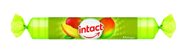 Intact hroznový cukr s vitaminem C, mango 16ks