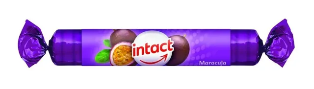 Intact hroznový cukr s vitaminem C, maracuja 16ks