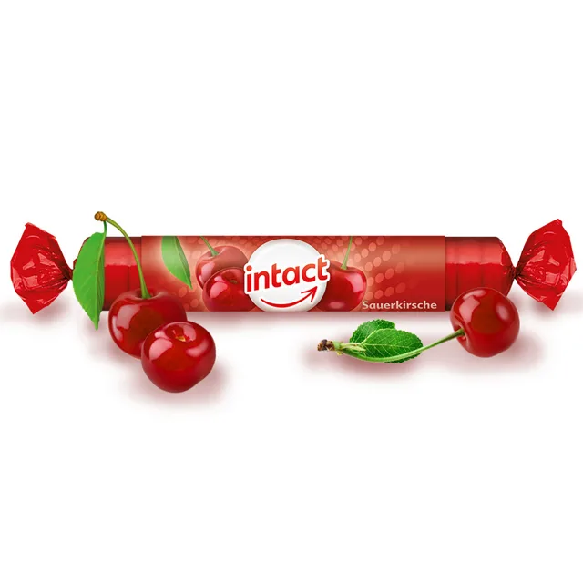 INTACT Hroznový cukr s vitamínem C třešeň 40 g