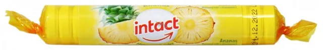 Intact rolička hroznový cukr s vitaminem C, ananas 16ks