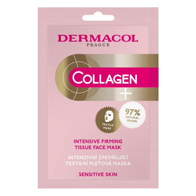 Intenzivní zpevňující textilní pleťová maska Collagen+ Dermacol - Oficiální e-shop Dermacol
