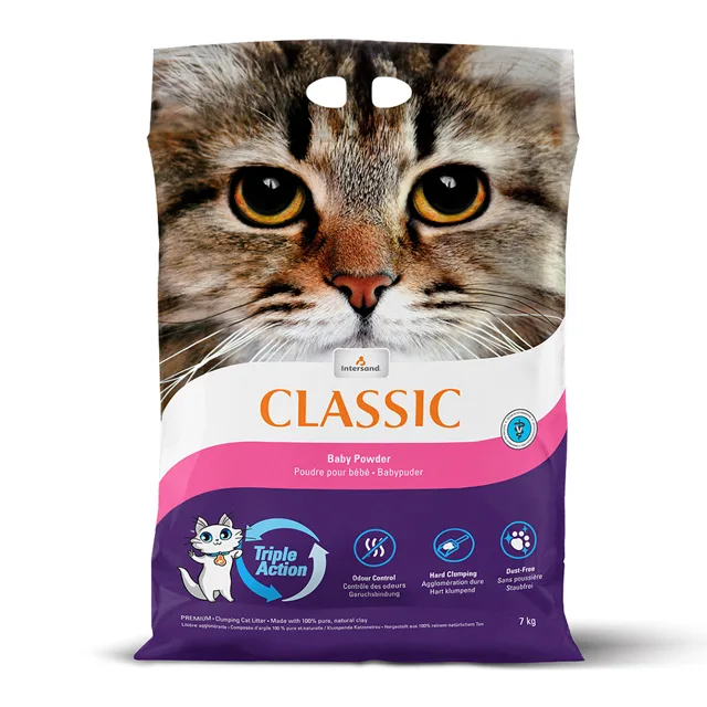 Intersand Classic stelivo s vůní dětského pudru - 7 kg
