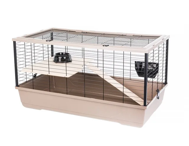 INTERZOO Bunny 100 De Luxe Klec pro hlodavce 100 cm Mocca