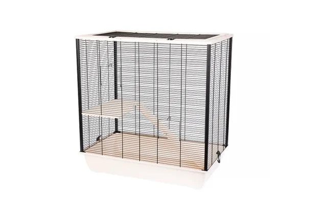 INTERZOO FRODO + WOOD EKO Klec pro hlodavce 78 cm béžová