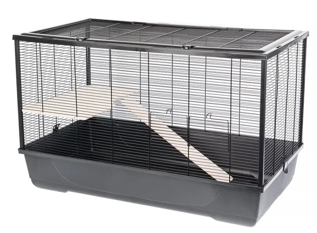 INTERZOO HARRY+WOOD ECO Klec pro hlodavce 100 cm černá