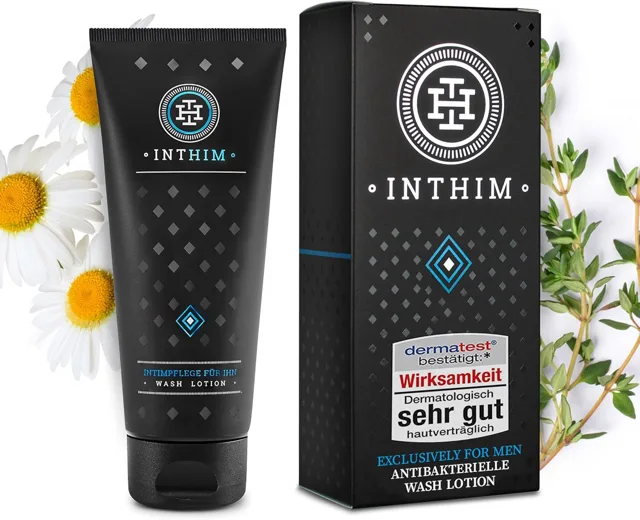 IntHim Antibakteriální intimní mycí mléko pro muže 200 ml-bez krabice