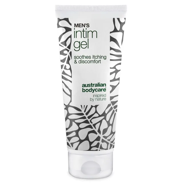 Intimní gel pro muže – Zmírňuje svědění a podráždění — Rozlučte se se svěděním s Intimní gel pro muže. Udržuje pokožku svěží a vyváženou díky nemastné, rychle se vstřebávající formuli.