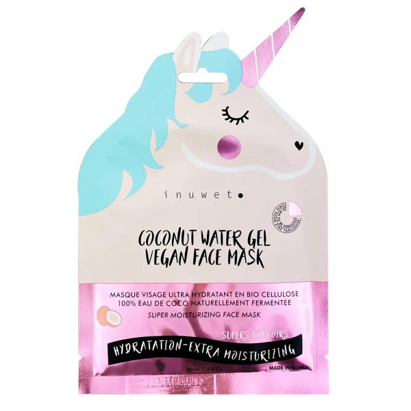 Inuwet Unicorn Face Mask Bio Cellulose - Moisturizing pleťová maska