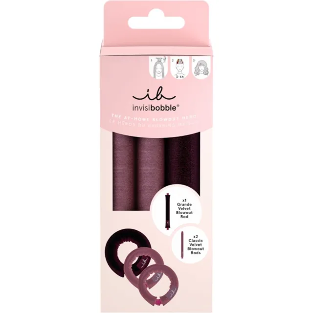 invisibobble Blow Secret set sametových papilotů
