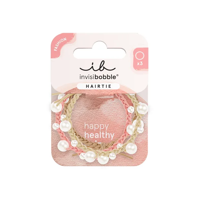 Invisibobble Gumička do vlasů Hairtie Princess Pearl 3 ks