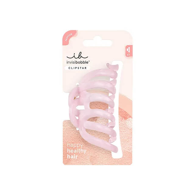 Invisibobble Skřipec do vlasů Clipstar Rose Glimmer L