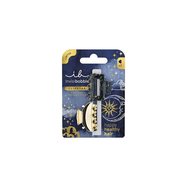 Invisibobble Skřipec do vlasů Clipstar S Eclipse Lunar Glam 2 ks