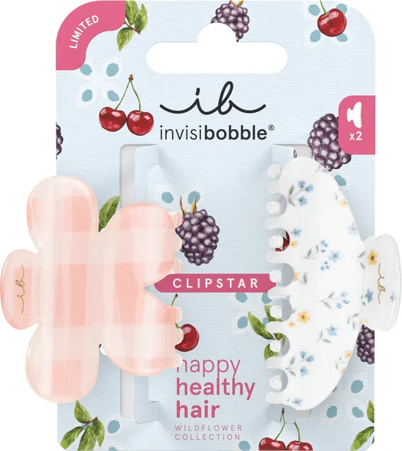 Invisibobble Skřipec do vlasů Clipstar Wildflower Petals n Punch M 2 ks