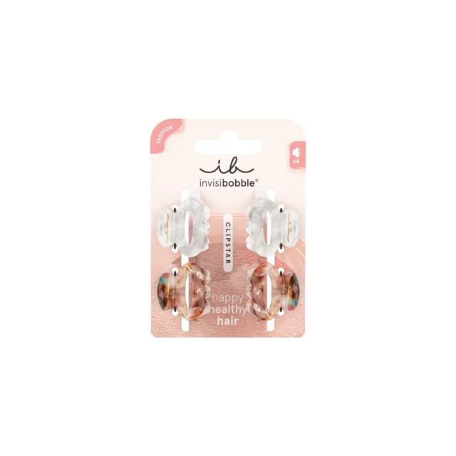 Invisibobble Skřipeček do vlasů Clipstar Petit Bijoux S 4 ks