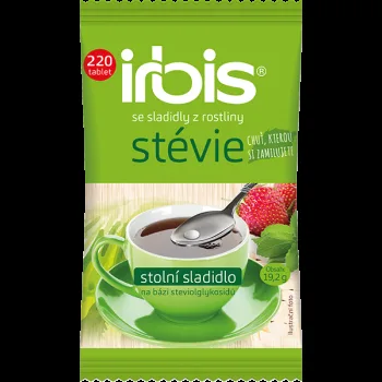 Irbis se sladidly z rostliny stévie 220 tablet