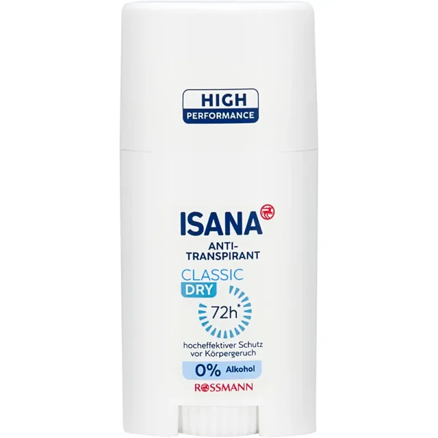 ISANA Antiperspirant tuhý pro ženy Classic Dry 50 ml