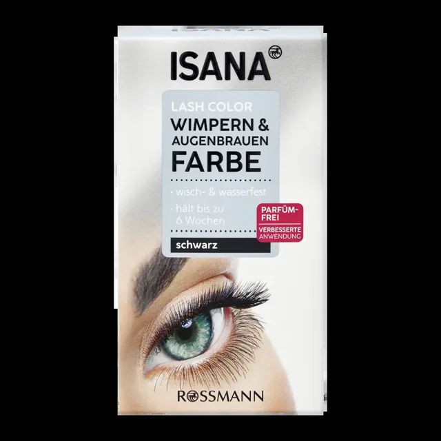 ISANA Barva na řasy a obočí černá