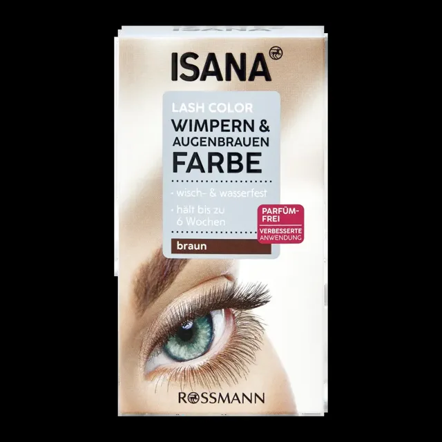 ISANA Barva na řasy a obočí hnědá