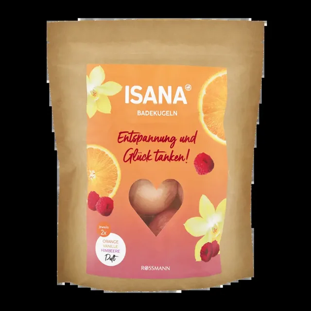 ISANA Bomby do koupele Relaxace a štěstí 6 ks
