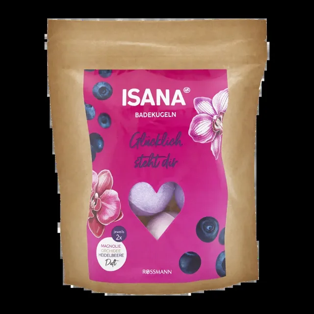 ISANA Bomby do koupele Štěstí ti sluší  6 ks