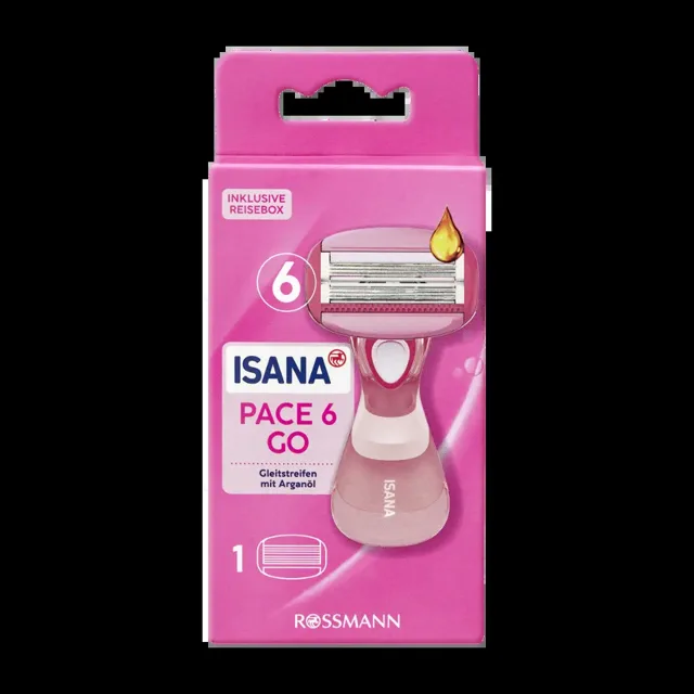 ISANA Dámský mini holicí strojek Pace se 6 břity