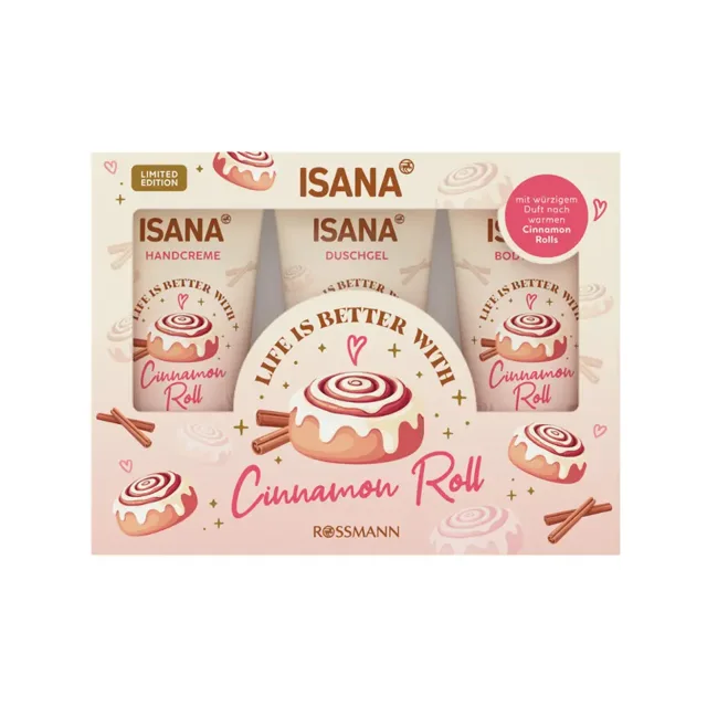 ISANA Dárková sada péče o pokožku Cinnamon Roll