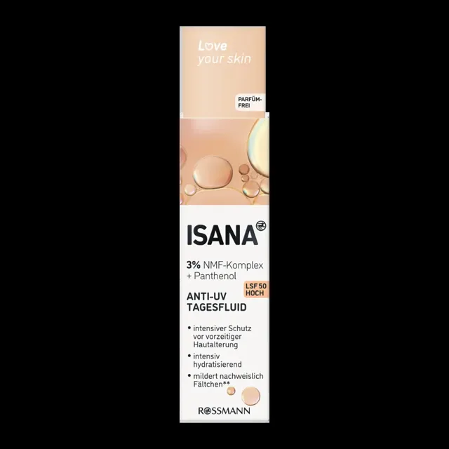 ISANA Denní fluid Anti-UV SPF 50 30 ml