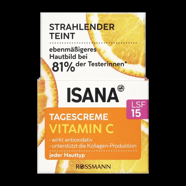 ISANA Denní krém s vitaminem C SPF 15 50 ml