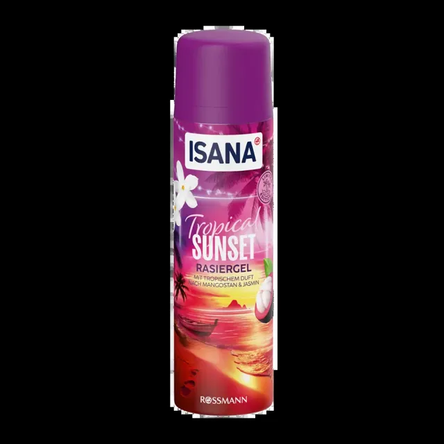ISANA Gel na holení Tropical Sunset 200 ml